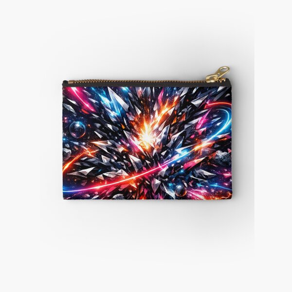Artikelvorschau, Neon Impact – Futuristische kosmische Chaosexplosion entworfen und verkauft von moditeck.