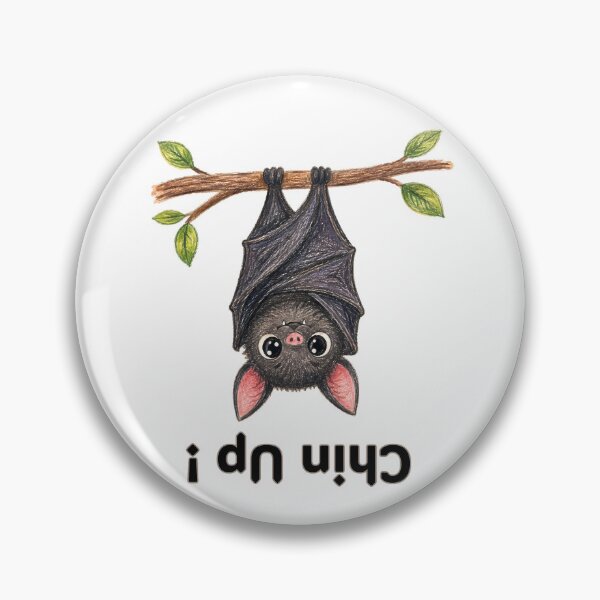 Item preview, Chin Up Cute Upside Down Bat designed and sold by Buli89.