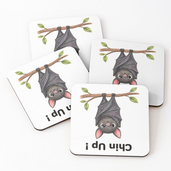 Item preview, Chin Up Cute Upside Down Bat designed and sold by Buli89.