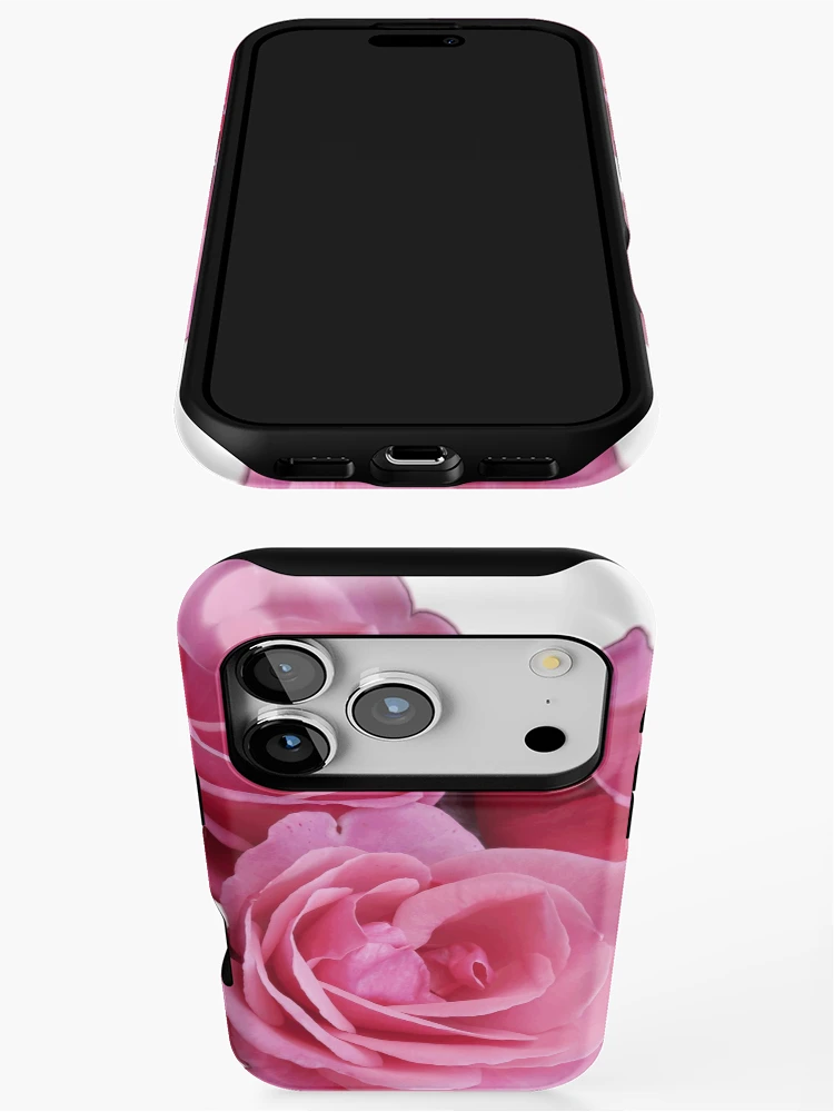 Thumbnail 3 of 4, iPhone Case, Pink Roses designed and sold by Sandyram.