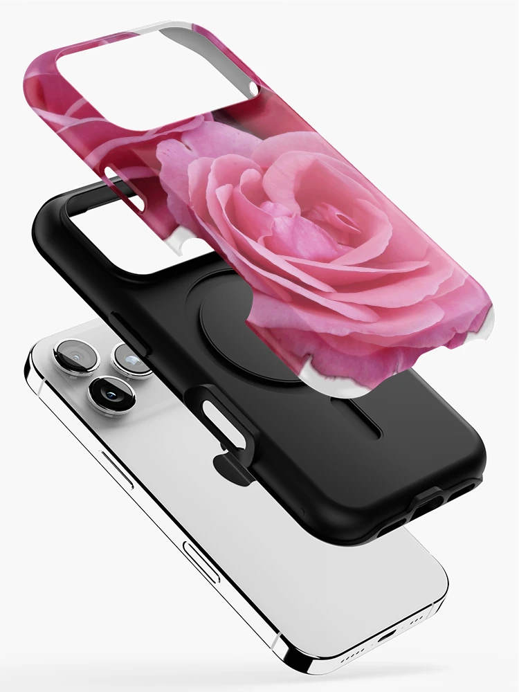 Thumbnail 2 of 4, iPhone Case, Pink Roses designed and sold by Sandyram.