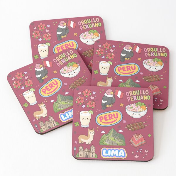 Item preview, Peru Cute Collage Pastel Seamless Pattern designed and sold by HowToCanadian.