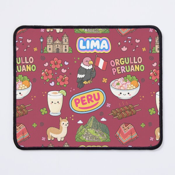 Item preview, Peru Cute Collage Pastel Seamless Pattern designed and sold by HowToCanadian.