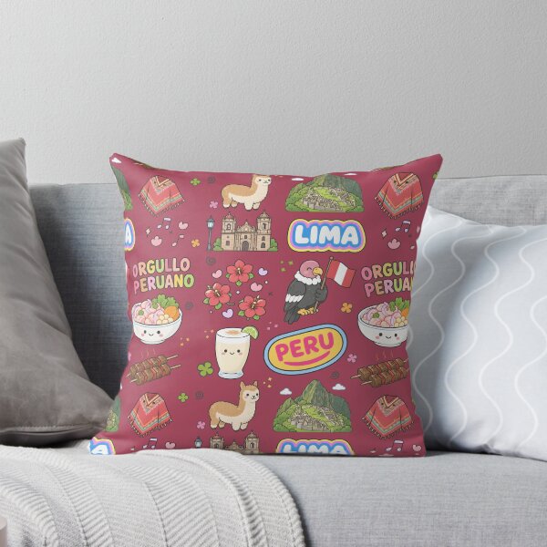 Item preview, Peru Cute Collage Pastel Seamless Pattern designed and sold by HowToCanadian.