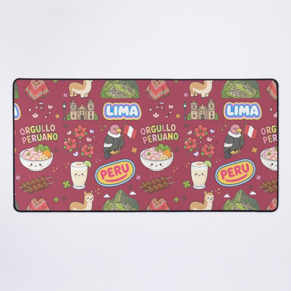 Item preview, Peru Cute Collage Pastel Seamless Pattern designed and sold by HowToCanadian.