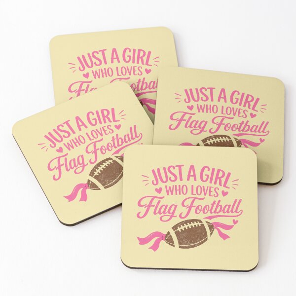 Item preview, Just a Girl Who Loves Flag Football designed and sold by Pixel-Lair.