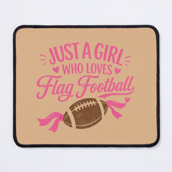 Item preview, Just a Girl Who Loves Flag Football designed and sold by Pixel-Lair.
