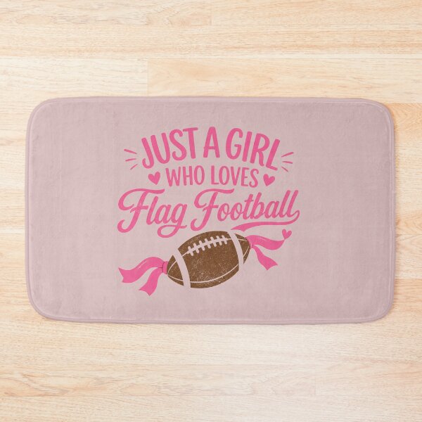 Item preview, Just a Girl Who Loves Flag Football designed and sold by Pixel-Lair.
