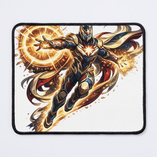 Item preview, Blue Energy Warrior Futuristic Armor Fantasy Battle Art designed and sold by irfanshikh.