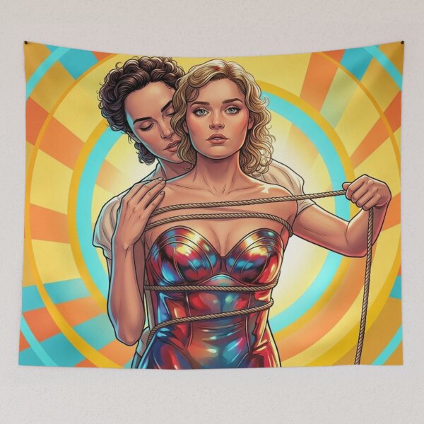 Item preview, Bound In Wonder Elizabeth & Olive Lgbtq+ Comic Book Art Home Wall Decor Print Poster Pride TV Series Movie  designed and sold by Mind Space.
