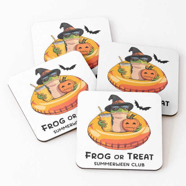 Item preview, Frog Or Treat Summerween Club - Funny Summer Halloween Humor designed and sold by Mado Shop.