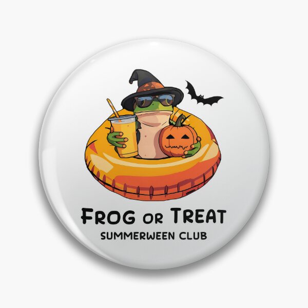 Item preview, Frog Or Treat Summerween Club - Funny Summer Halloween Humor designed and sold by Mado Shop.