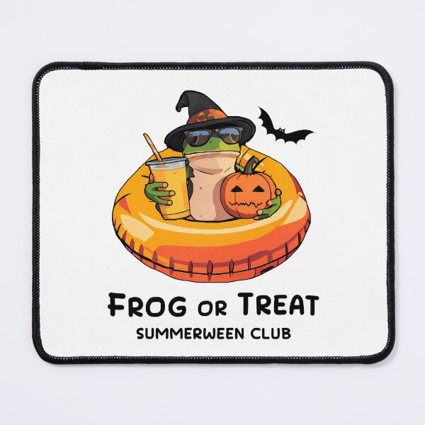 Item preview, Frog Or Treat Summerween Club - Funny Summer Halloween Humor designed and sold by Mado Shop.