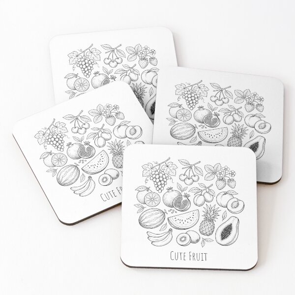 Item preview, Cute Fruit Line Art Vintage Botanical Fruit Illustration Cottagecore Kitchen Aesthetic designed and sold by raedattia.