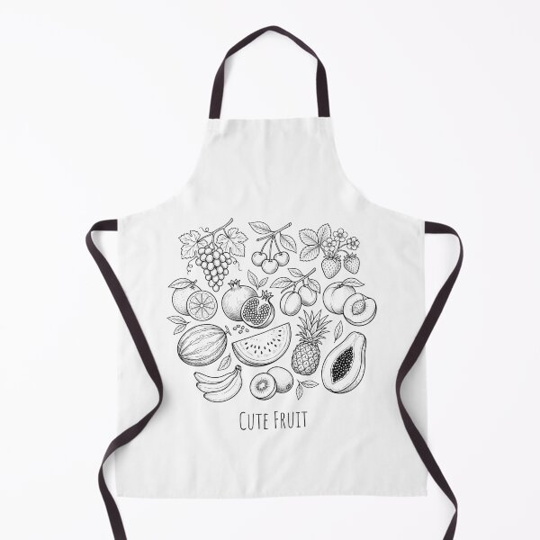 Item preview, Cute Fruit Line Art Vintage Botanical Fruit Illustration Cottagecore Kitchen Aesthetic designed and sold by raedattia.