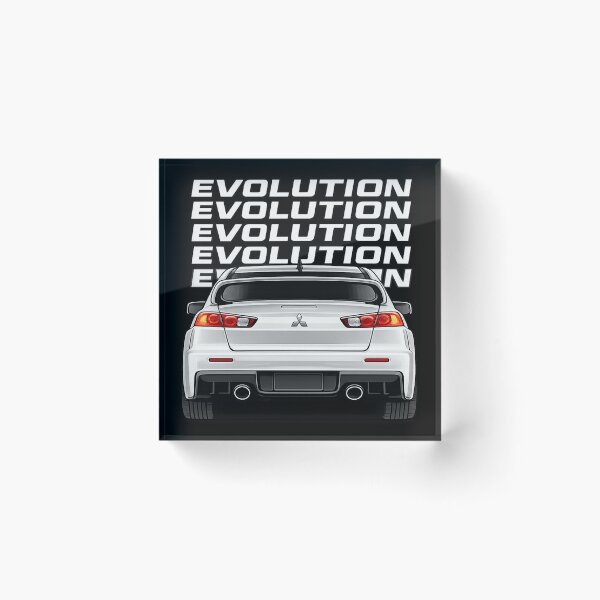 Item preview, Mitsubishi Evo X Rear View Evolution JDM Car Hoodie designed and sold by xAlqasi.
