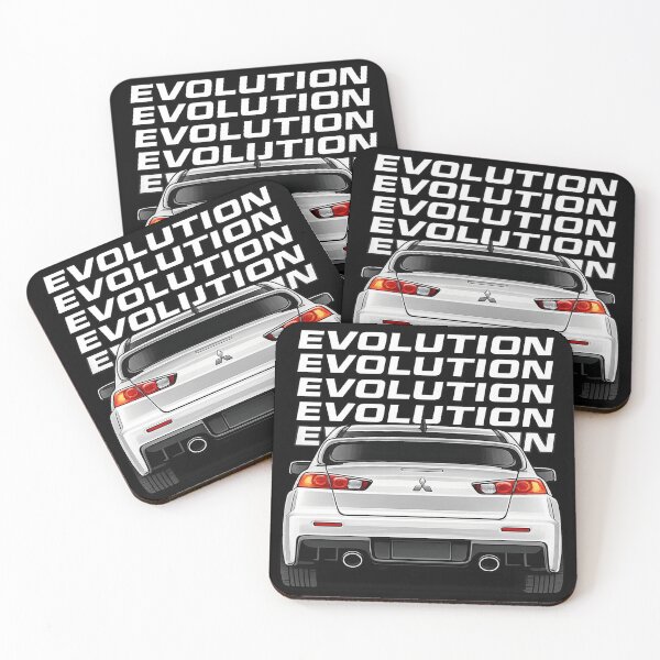 Item preview, Mitsubishi Evo X Rear View Evolution JDM Car Hoodie designed and sold by xAlqasi.
