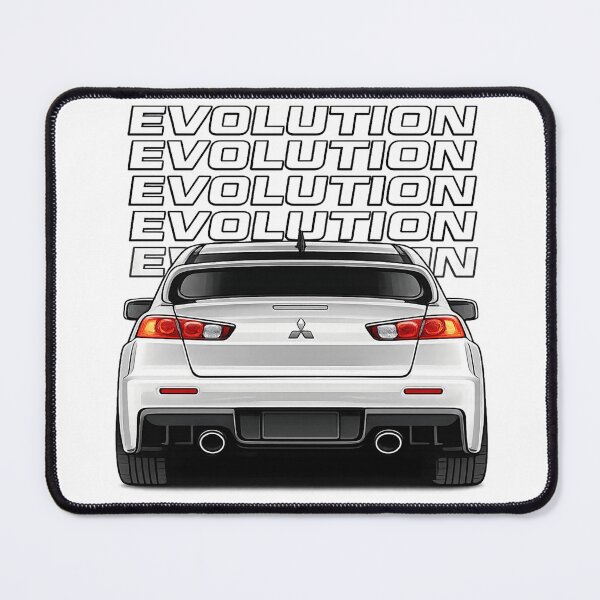 Item preview, Mitsubishi Evo X Rear View Evolution JDM Car Hoodie designed and sold by xAlqasi.