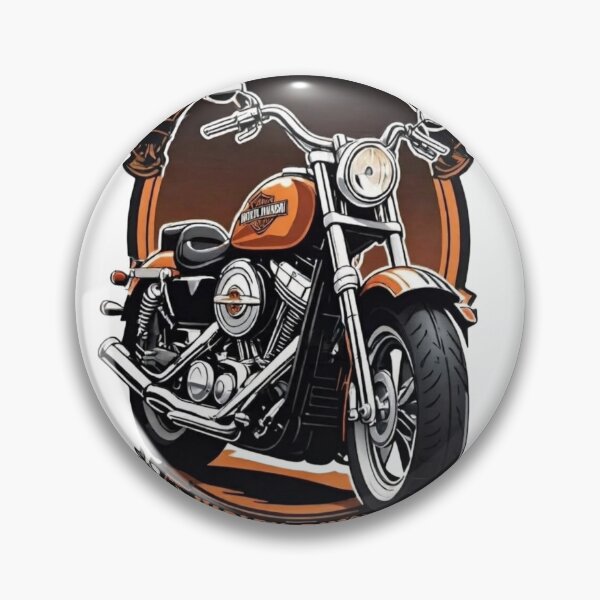 Item preview, Vintage Harley Davidson Motorcycle Retro Chopper Biker Art designed and sold by GlowAura7.