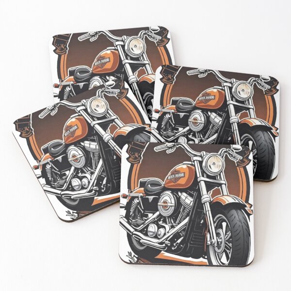 Item preview, Vintage Harley Davidson Motorcycle Retro Chopper Biker Art designed and sold by GlowAura7.