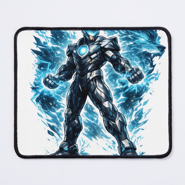 Item preview, Cyber Energy Warrior Futuristic Armor Neon Sci Fi Art designed and sold by irfanshikh.