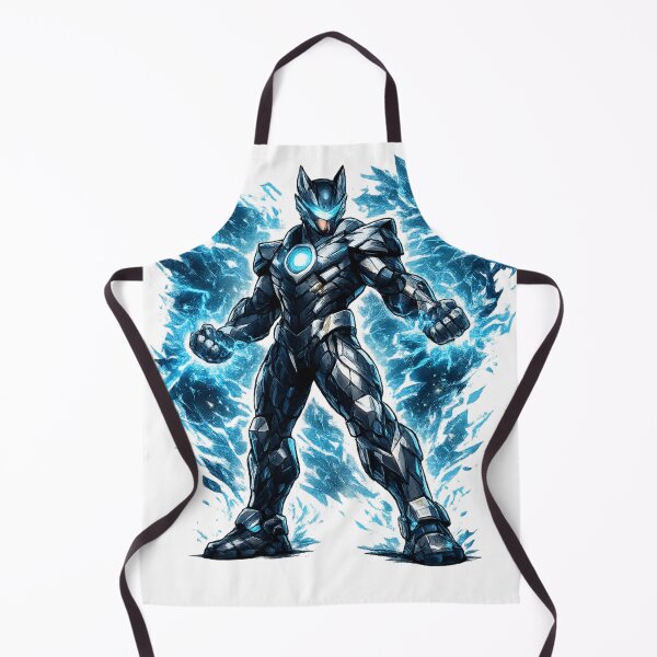 Item preview, Cyber Energy Warrior Futuristic Armor Neon Sci Fi Art designed and sold by irfanshikh.