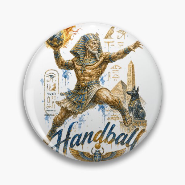 Artikelvorschau, Poster mit Kunst rund um Handball aus dem alten Ägypten | Wandbild mit Handballmotiven aus der Pharaonenzeit | entworfen und verkauft von Mnrrstudio.