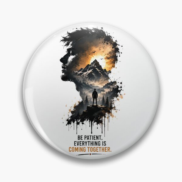 Item preview, Mountain Motivation Be Patient Keep Going designed and sold by Amr Siam.