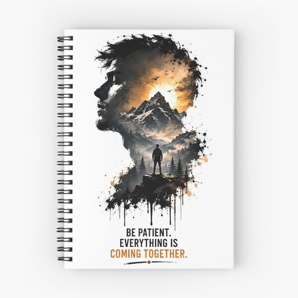 Item preview, Mountain Motivation Be Patient Keep Going designed and sold by Amr Siam.