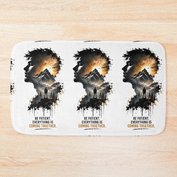 Item preview, Mountain Motivation Be Patient Keep Going designed and sold by Amr Siam.