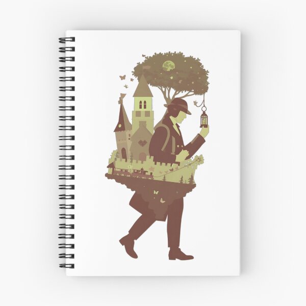Item preview, Traveler Carrying Castle Fairytale Storybook Art designed and sold by azedgwg.