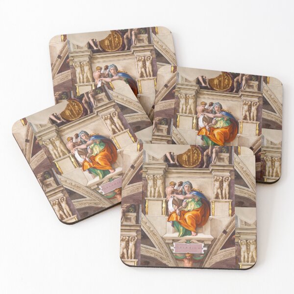 Item preview, The Delphic Sibyl Renaissance Fresco designed and sold by artofuniverse.