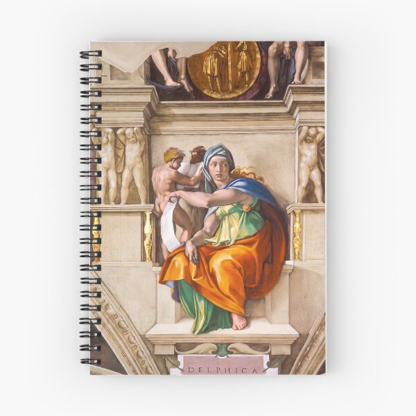 Item preview, The Delphic Sibyl Renaissance Fresco designed and sold by artofuniverse.