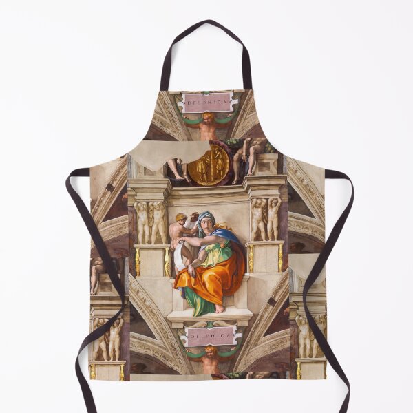 Item preview, The Delphic Sibyl Renaissance Fresco designed and sold by artofuniverse.