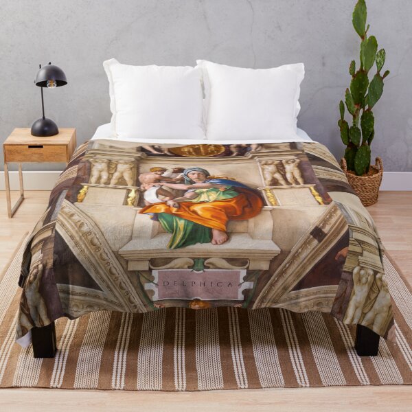 Item preview, The Delphic Sibyl Renaissance Fresco designed and sold by artofuniverse.