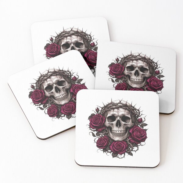Item preview, Gothic Floral Skull designed and sold by BreluzeK.