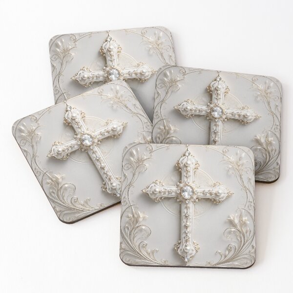 Item preview, Luxury Ivory​ Cross in Art Nouveau Style designed and sold by Adisak-designs.