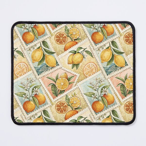 Item preview, Vintage Citrus Postage Stamp designed and sold by Storybook Botanica.
