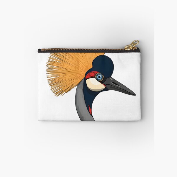 Item preview, Crowned Crane Bird Profile Visual Art designed and sold by azedgwg.