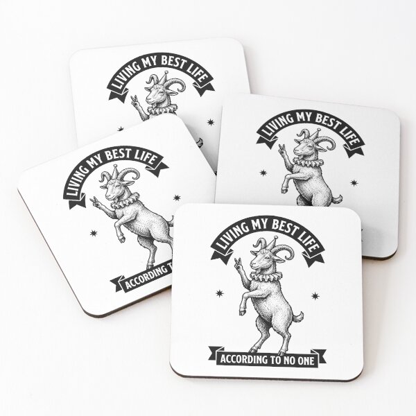 Item preview, Goat Jester Vintage Engraving Peace designed and sold by NullSpacePrints.