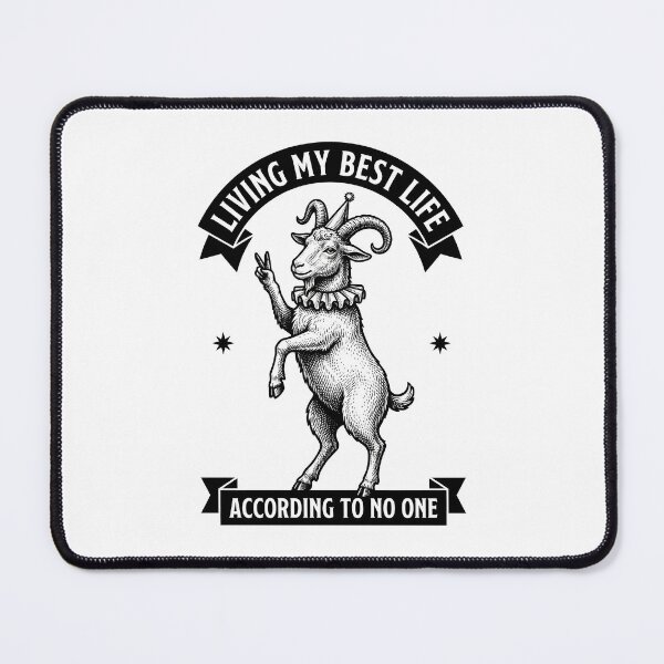 Item preview, Goat Jester Vintage Engraving Peace designed and sold by NullSpacePrints.