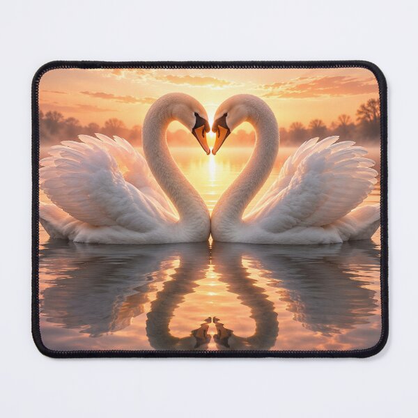 Item preview, Swan Love Forever Begins Here designed and sold by Amr Siam.