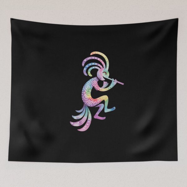 Item preview, Kokopelli Rainbow Boho Southwestern Festival designed and sold by Gbriel3.