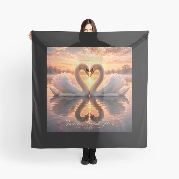 Item preview, Swan Love Forever Begins Here designed and sold by Amr Siam.