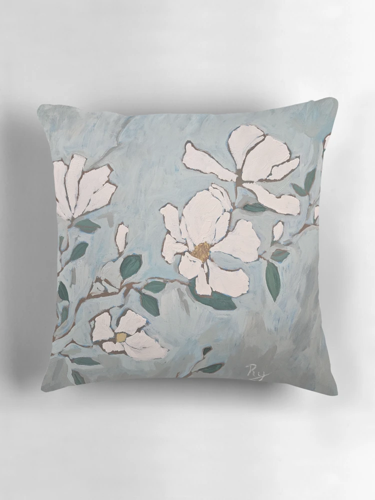 Thumbnail 3 of 4, Pillow, Magnolia designed and sold by RudyYoder.