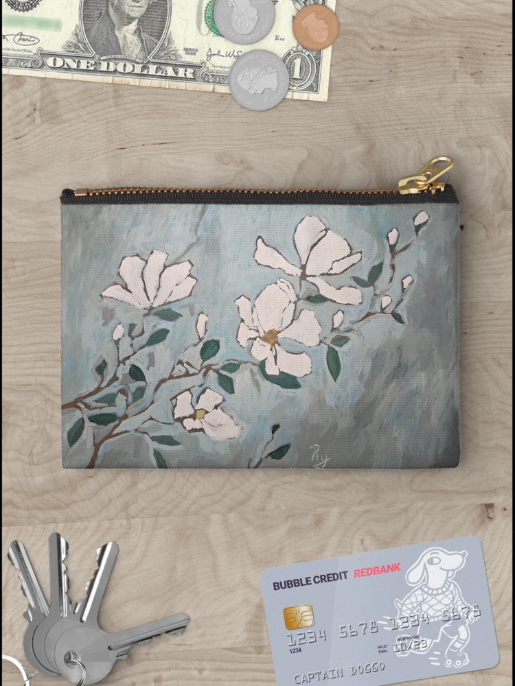 Thumbnail 3 of 4, Zipper Pouch, Magnolia designed and sold by RudyYoder.