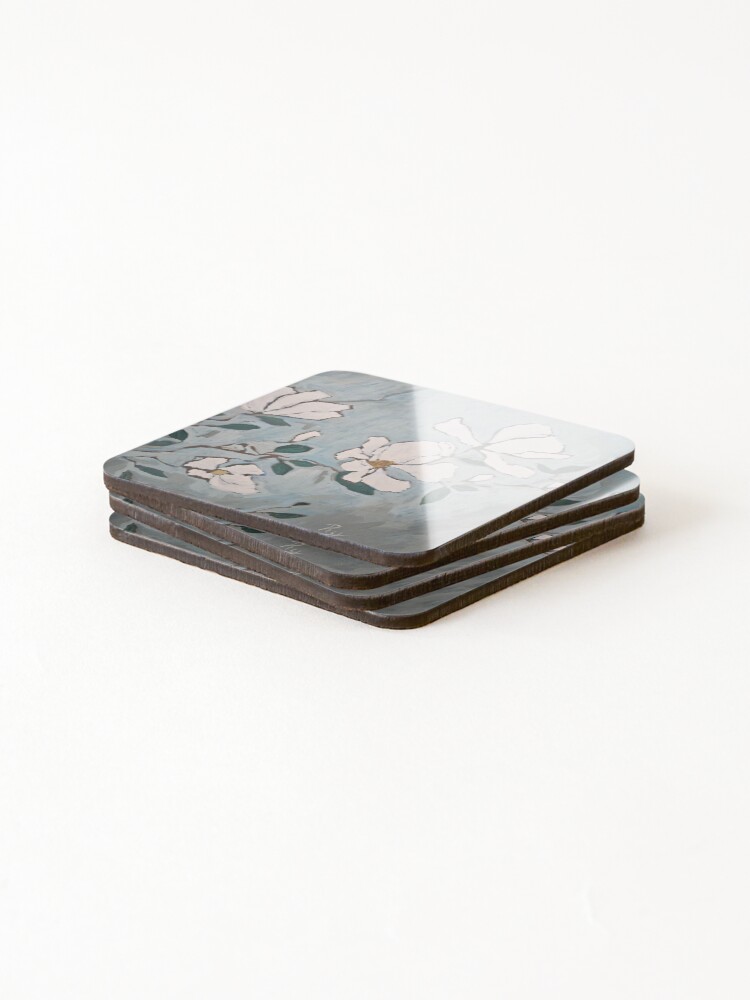 Thumbnail 4 of 5, Coasters (Set of 4), Magnolia designed and sold by RudyYoder.