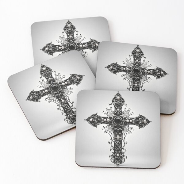 Item preview, Luxury Gothic​ Cross in Art Nouveau Style designed and sold by Adisak-designs.
