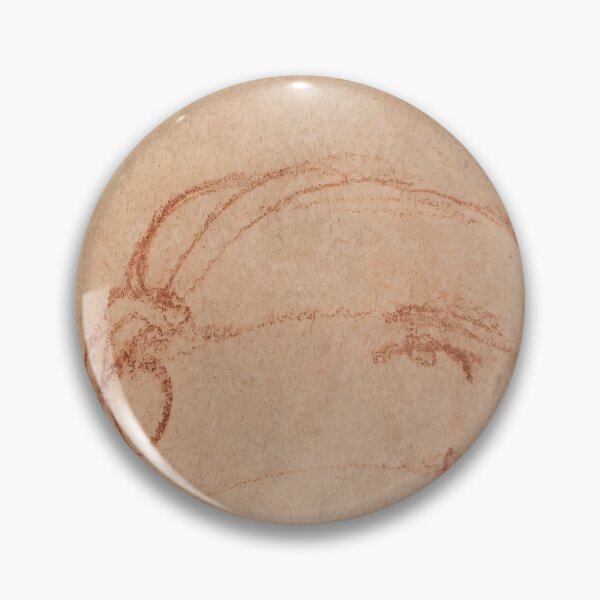 Item preview, Red Chalk Head Study with Notes designed and sold by artofuniverse.