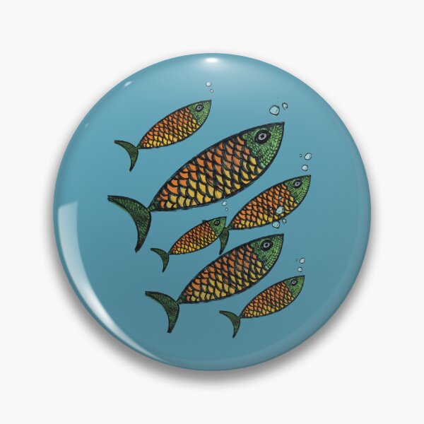 Item preview, School of Fish Underwater Illustration designed and sold by La Galleria della Mente.